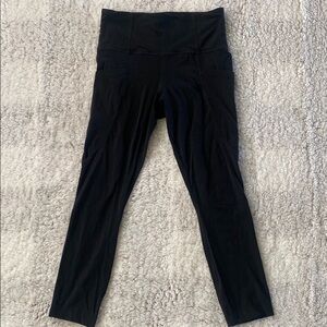 Athleta Black High-Waisted Leggings